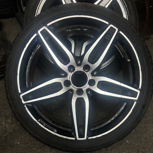 Used mercedes EOM 19x8 5x112 et36 black with 2254019