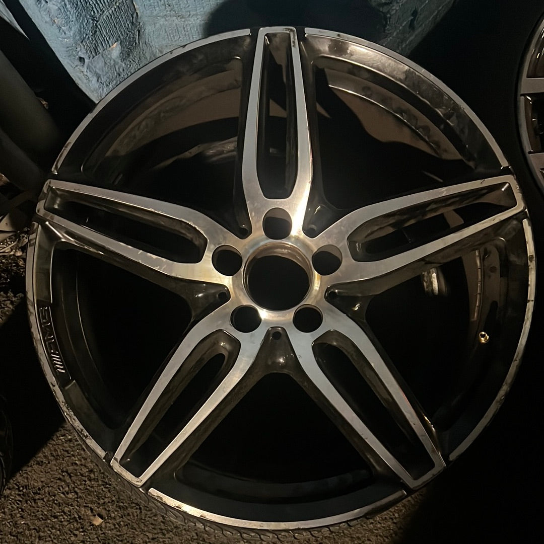 Used mercedes 19x8 5x112 et36 black